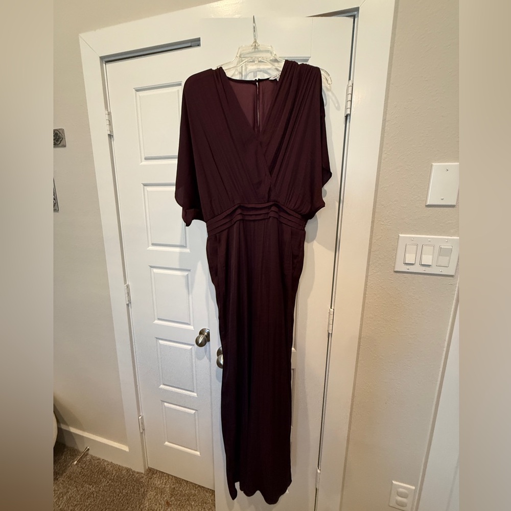 Naked Zebra Deep Purple Maxi Dress